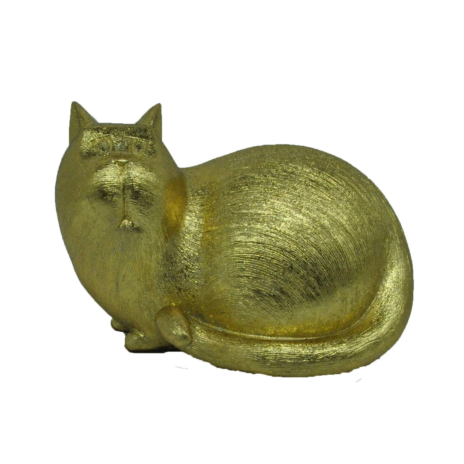 Lovely Polyresin cat figure for gift or living room Decoration