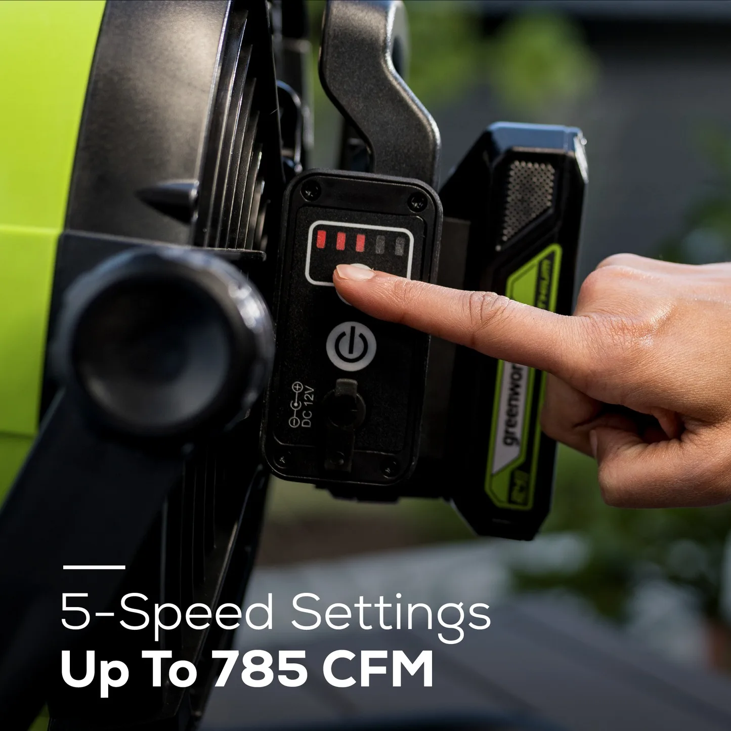 Greenworks 24V Cordless Battery Fan