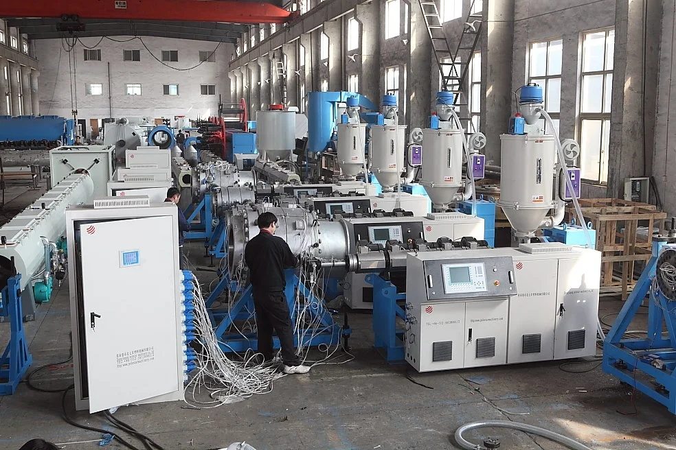 pvc water pipe production machine