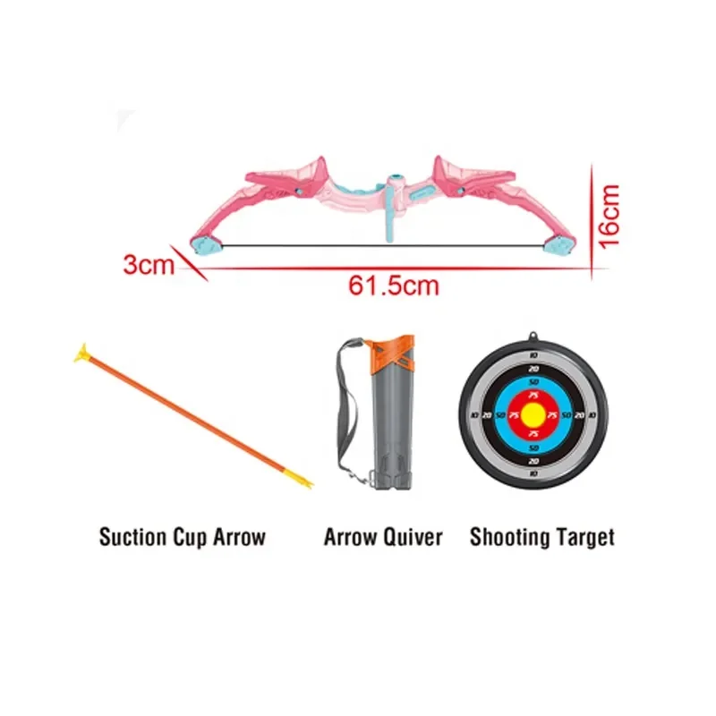 PANDAS Hot selling Kids Crossbow Set Outdoor game Sport Toy Hunting Crossbow Archery Toy with 3 Suction for children