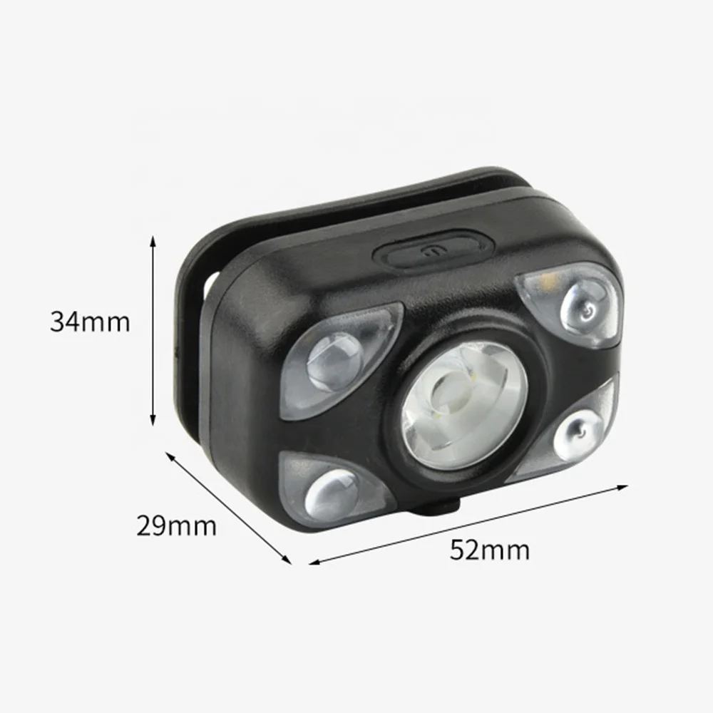 Super Bright Led Rechargeable  Headlamp Motion Sensor  Led COB headlight  4 Modes Emergency Light Headlight