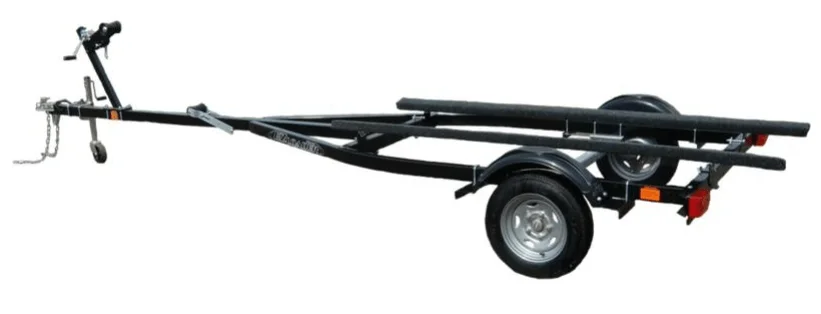 Boat Trailer With Curved Roller