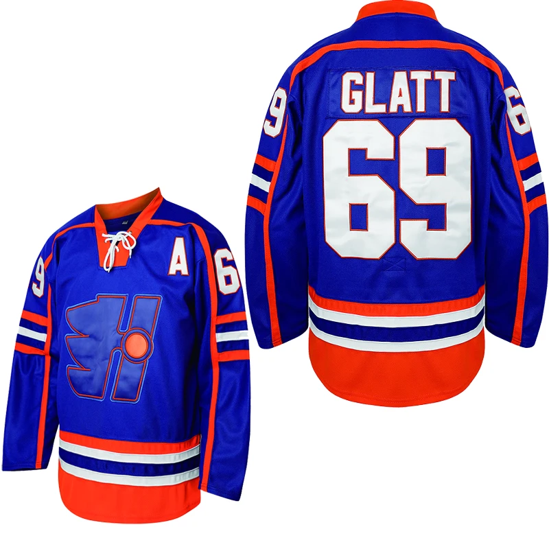 2022-2023 custom 100% polyester high quality  Reversible Team Practice #69 Twill Solid Color custom hockey Jersey