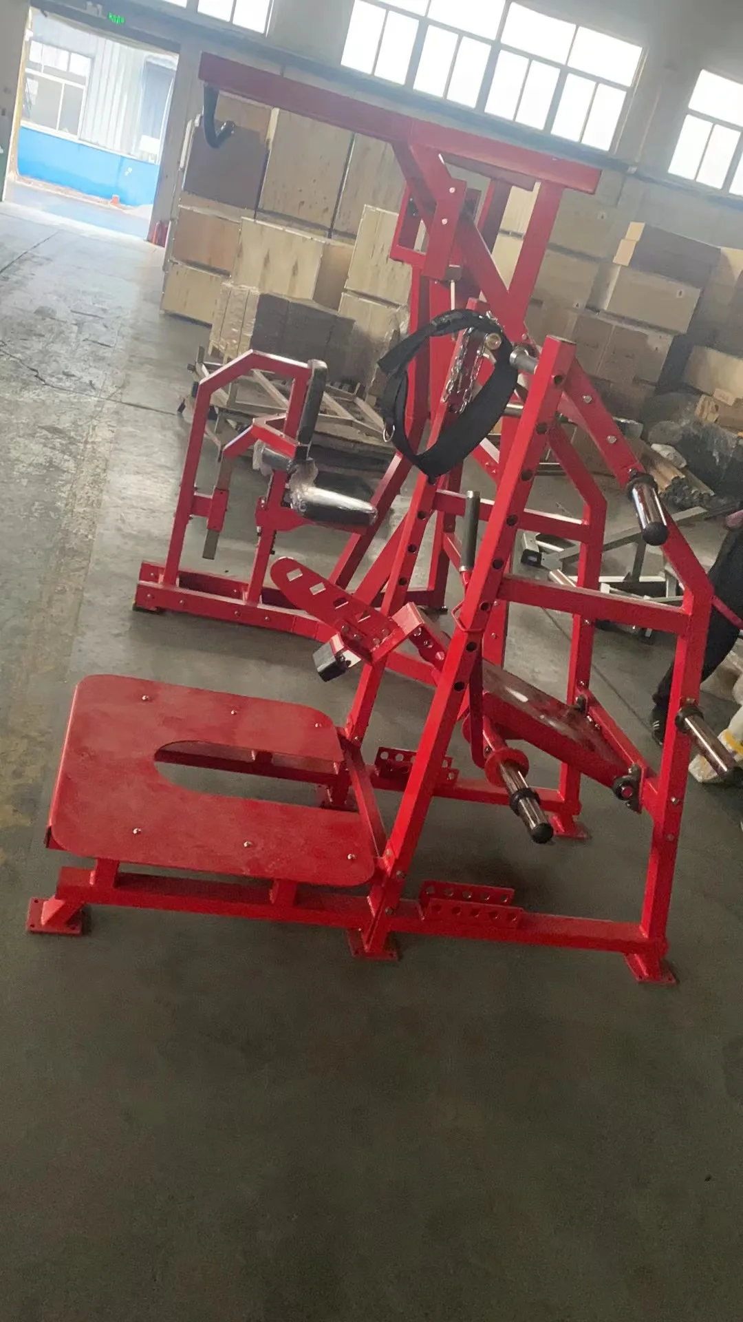 Professional Gym Fitness Equipment ASJ-XM47  Belt Squat Rack Plate loaded Bodybuilding training