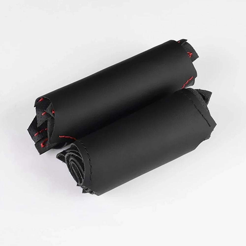 Customized Genuine Leather Braid Car Steering Wheel Cover For Fiat Ducato Peugeot Boxer Citroen Jumper Relay Ram ProMaster