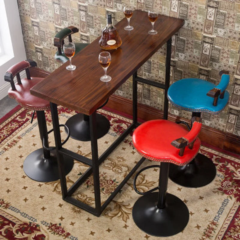 
Luxury high bar stools chair leather bar furniture high chairs tall bar stool for counter kitchen 