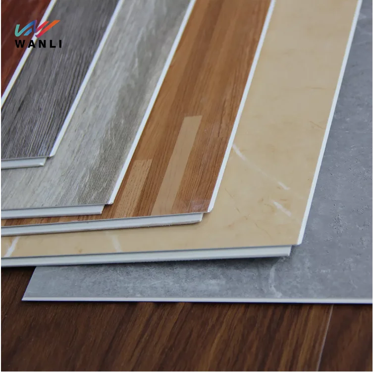 indoor luxury 8mm 6mm 5mm 4mm waterproof vinyl click floor lvt plastic spc  flooring