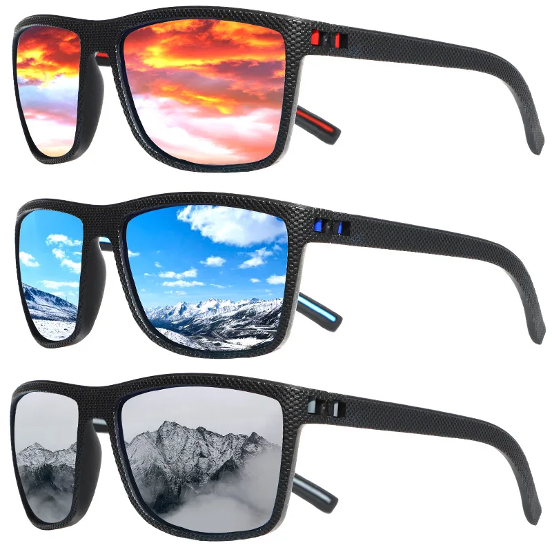 Lightweight UV400 HD Fishing Outdoor Cycling Glasses Goggles Driving Sports Sunglasses With Polarized Lenses For Men