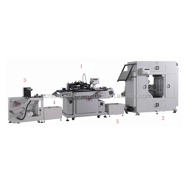 full automatic feeder lamination  computerised 1 color IMD  screen printing machine