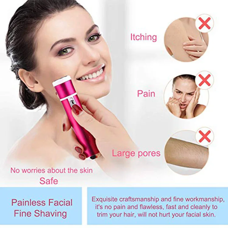 Private Label Body and Face Shave four piece Women Safety Shaving Razor