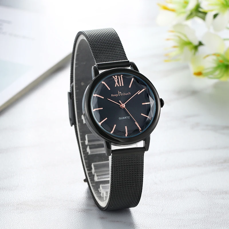 2019 Ladies Rose Gold Watch Mesh Strap Fashion Simple Watches