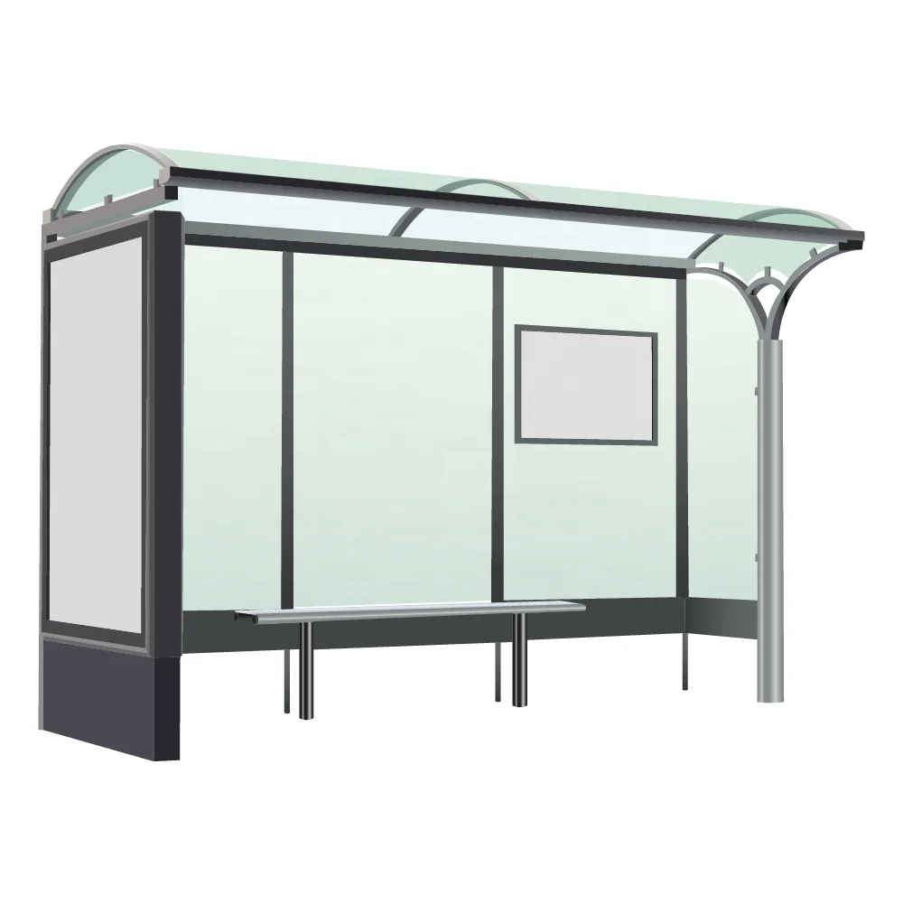 Быстрая доставка-новый тип 2 автобусная остановка для рекламы с системой прокрутки высокого качества