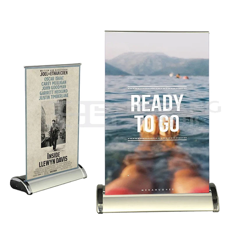 Custom A3 A4 Roll Up Banner Stand Display Trade Show Retractable Banner Promotion Sign Wholesale Rollup Banner