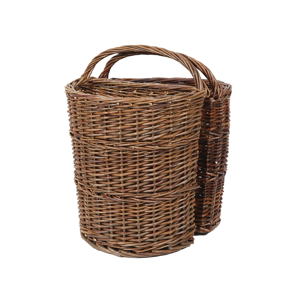 Handmade hanging wall basket decor kids room flower woven ornament catchers baskets