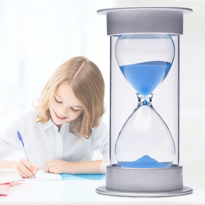 5/10/15/20/30/45/60 minutes home decoration birthday gift plastic Transparent Kitchen Timer hourglass timer