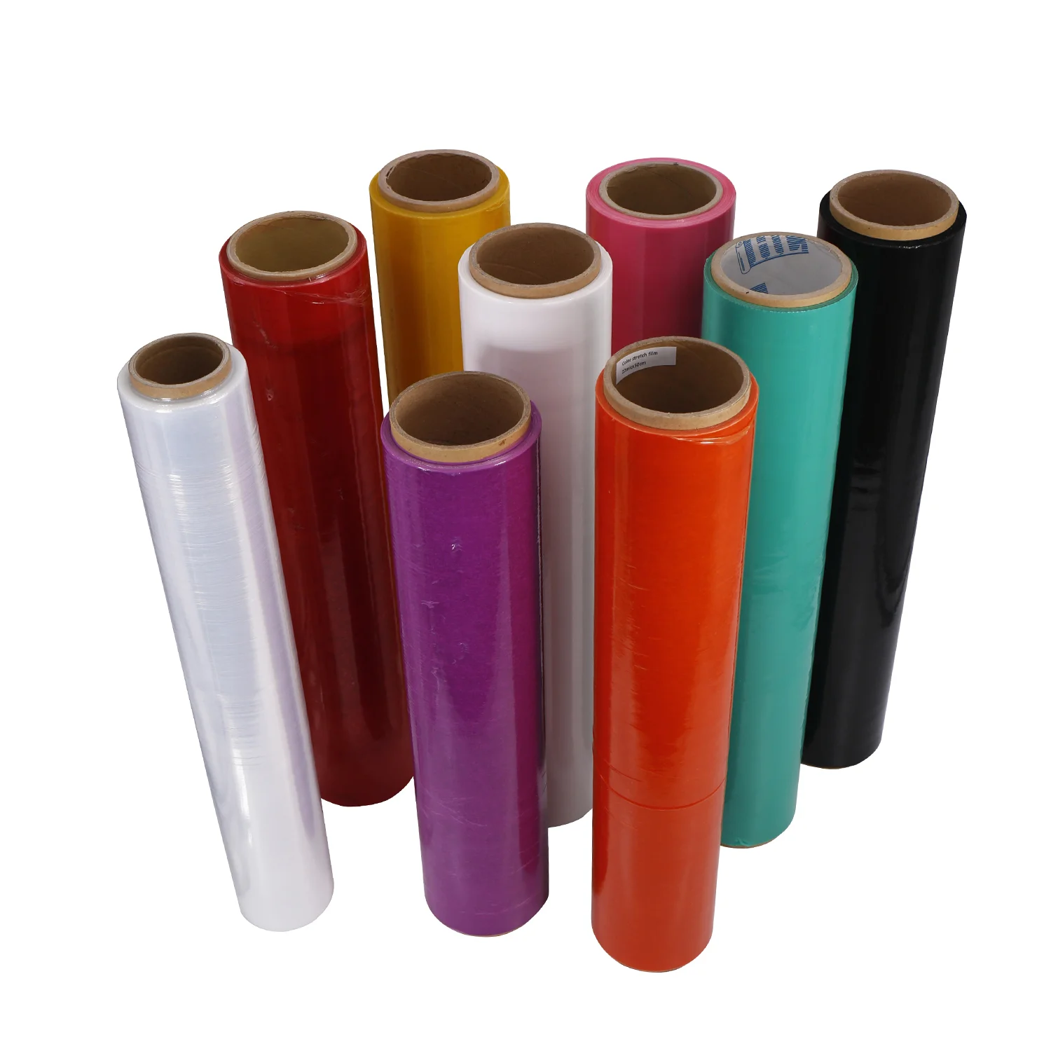 Factory price Mini Stretch Film hand stretch Wrap film custom cheap low price colored Packaging Rolls