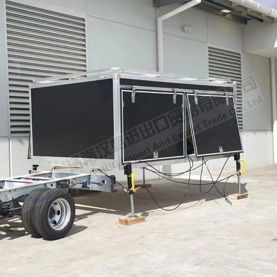 China supplier recreational vehicle caravan support hydraulic cylinder with self-balancing system