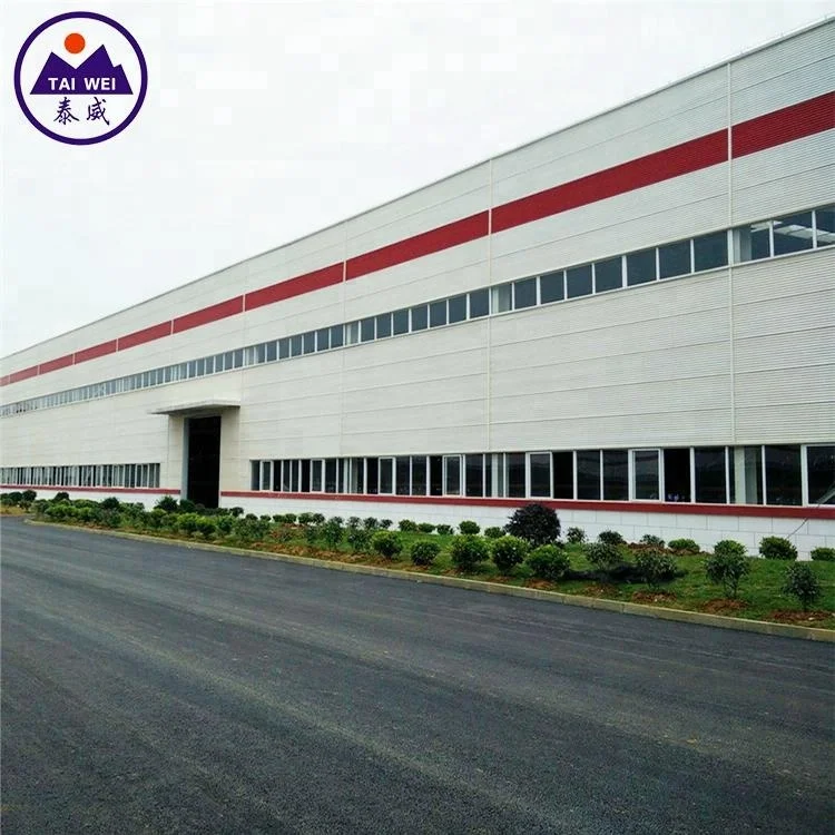 Quick assembled industrial storage building cheap warehouse steel structure hangar construction