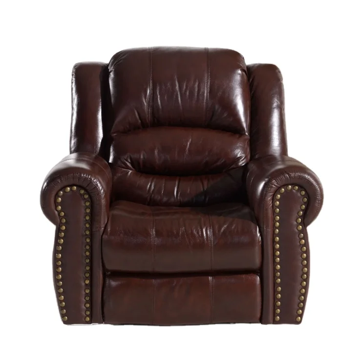 Вращающееся массажное кожаное кресло с откидной спинкой YASITE