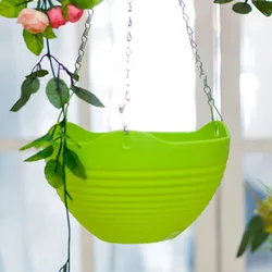 Small saucer white color creative flower pots  orchid for decoration hanging basket flower pot