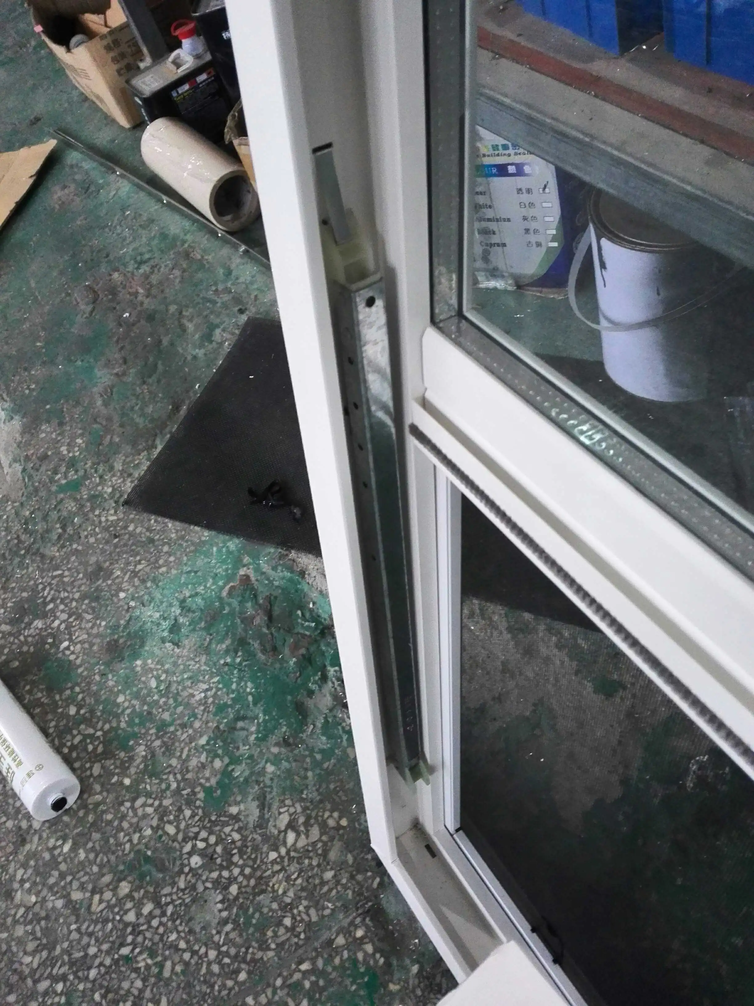 KDSbuilding French style vinyl profile frame single vertical sliding windows Pvc Single hung windows modern design