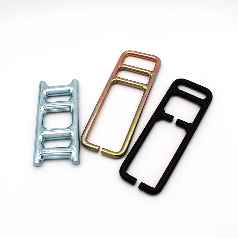 
2 inch Cargo Lashing Belts ratchet E Track Tie Down Fitting With O Ring Horizontal Galvanized E Track 