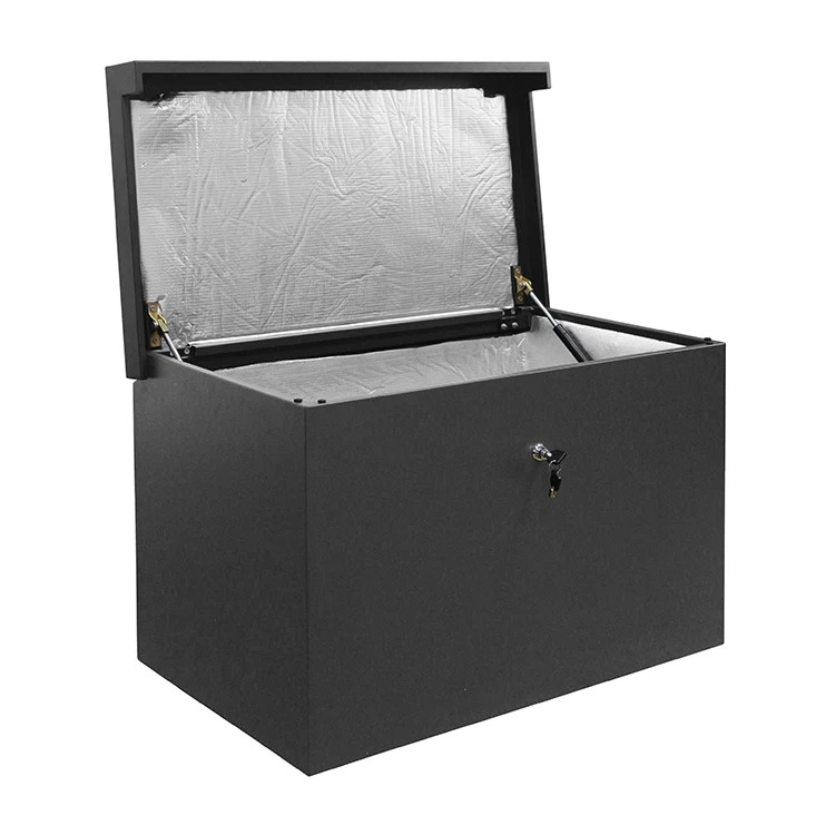 High Quality Food Storage Box Modern Anti-theft Glass Containers for Food Storage Rectangle Metal Furniture Rectangle Box