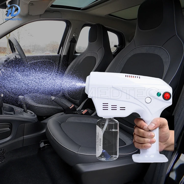 Hot Selling Atomization Portable Sprayer Fog thermal High Pressure Spray Gun disinfection Machine with Sanitizing Blue Ray