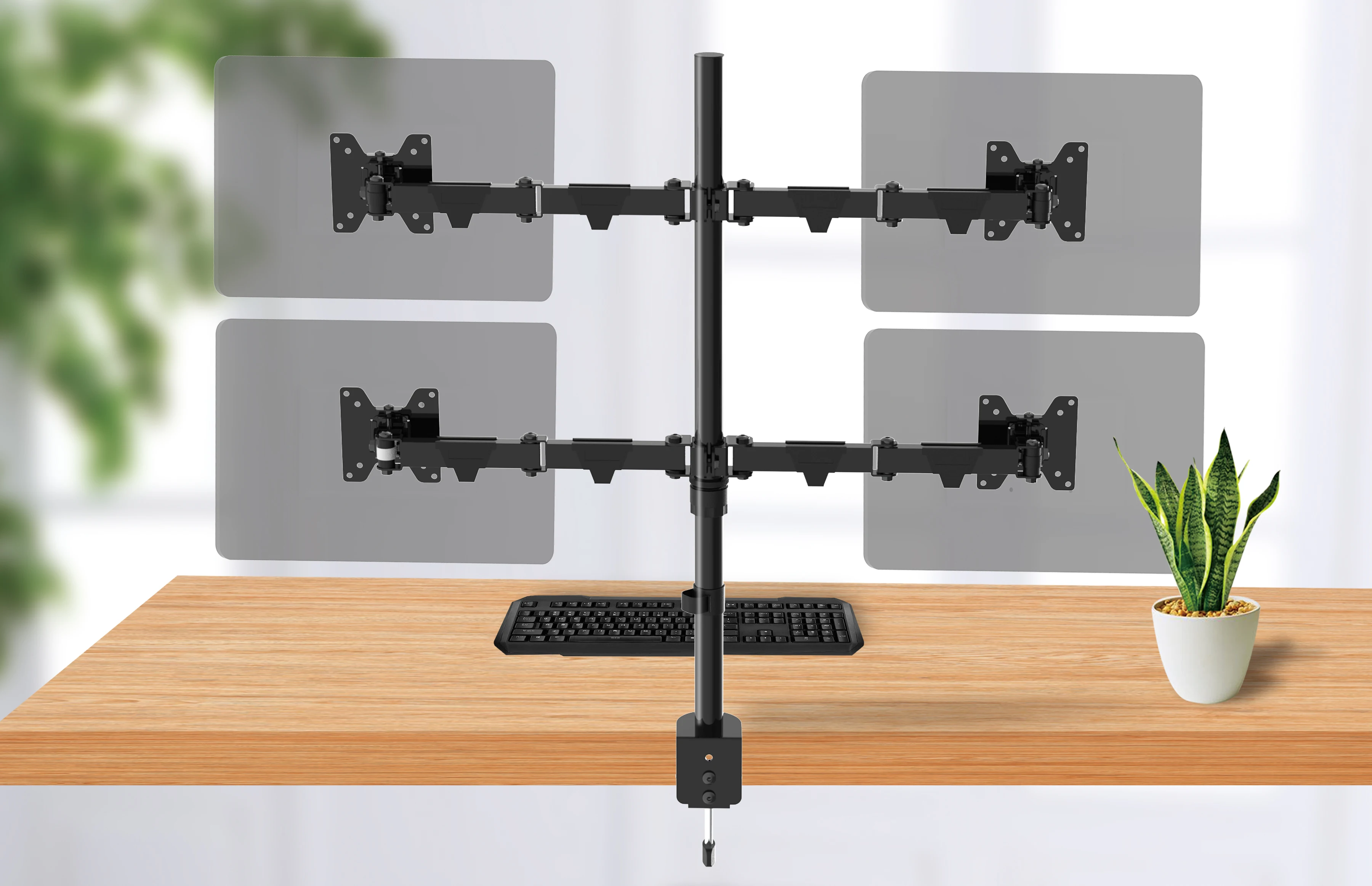 height adjustable monitor desktop monitor mount stand