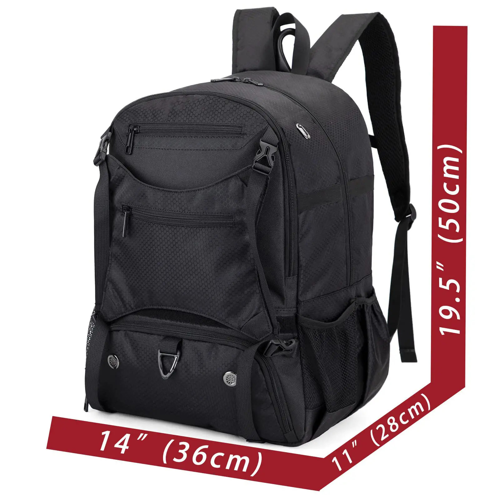 Custom Logo Large Capacity Shoes Compartment Bag Softball Bat Bagpack Sports Backpack  Baseball Backpacks
