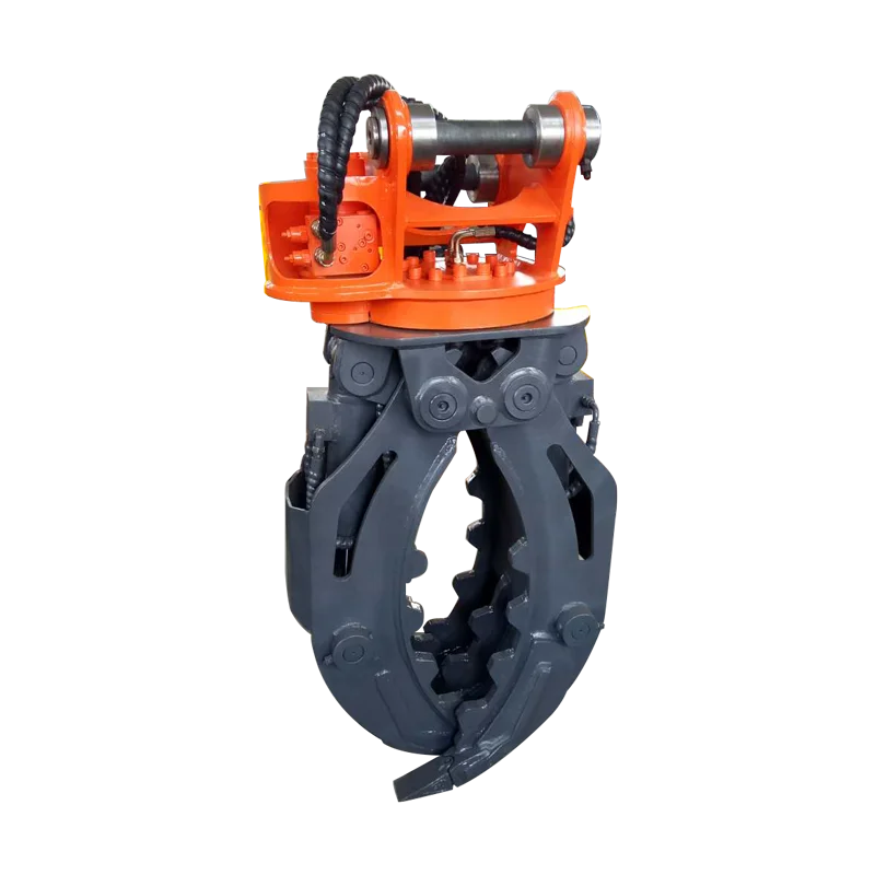 Stone Excavator Rotating Grapple / Hydraulic Grapples Construction Machinery Parts