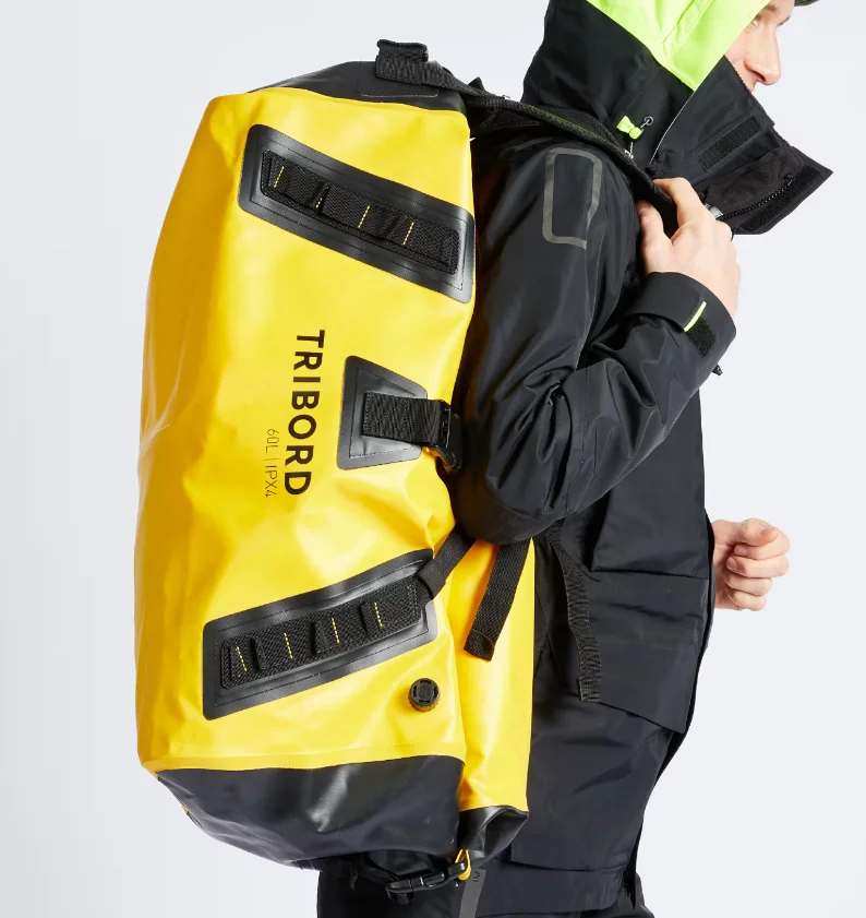 Manufacturer 40L 60L 90L Large Capacity Attached handles with a padded grip Dry Waterproof Duffel Bag For Travelling Boating