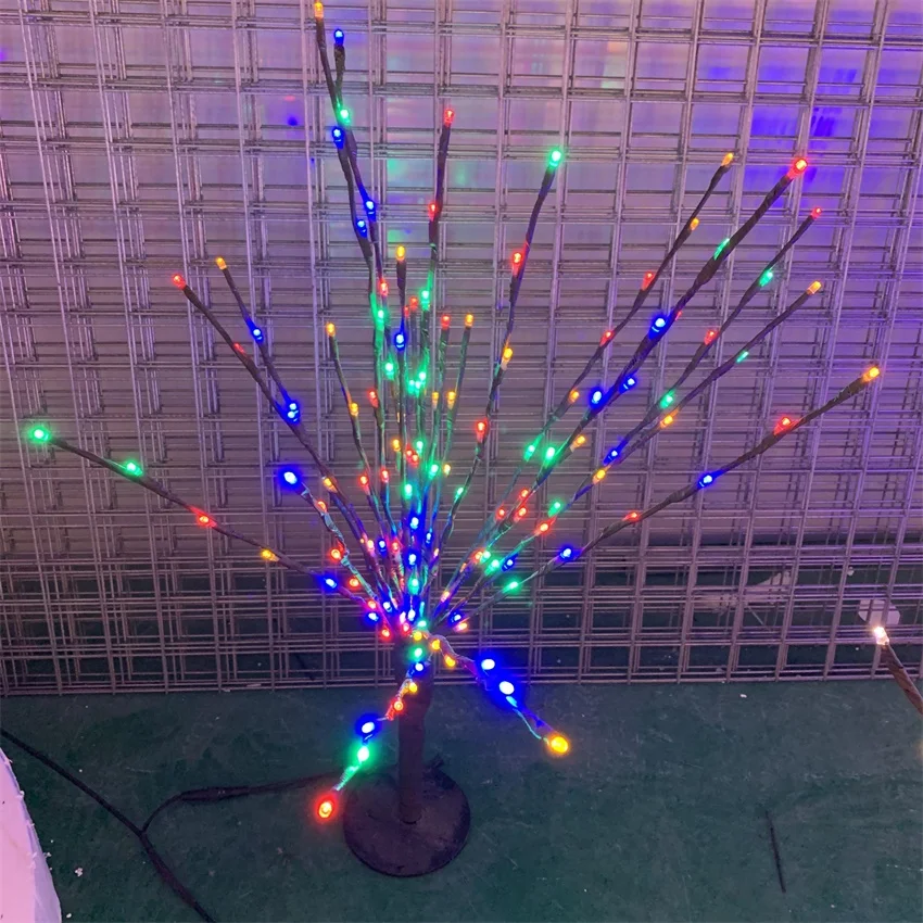 Garden f  starburst firefly swaying  courtyard landscape home pathway decoration waterproof    crystal  led lights