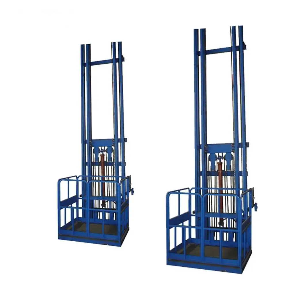 Industrial warehouse hydraulic cargo lift from china factory