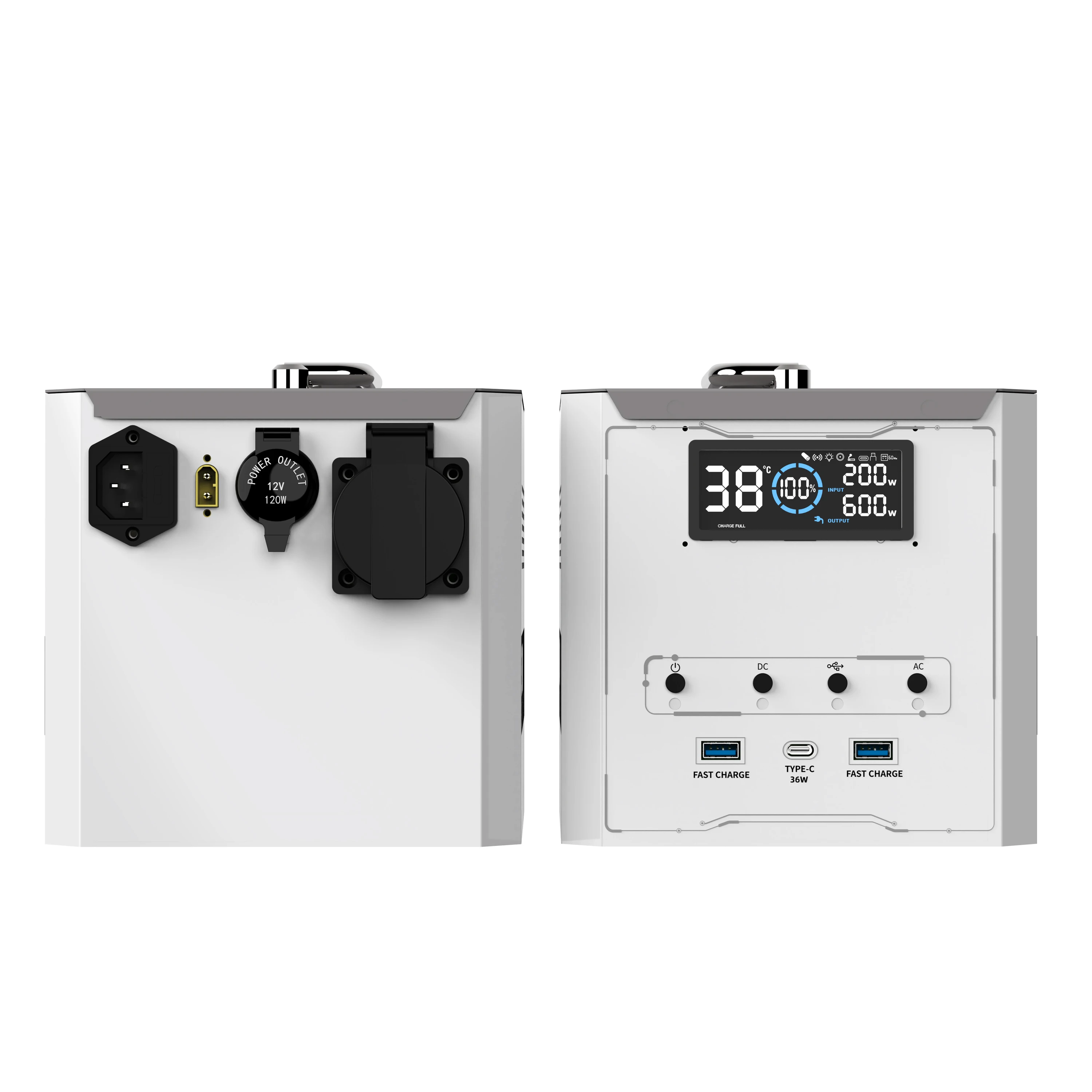 ANSUN OPS300 Fast Charging Portable Power Station Solar Panel Charging 300W Solar Power Station