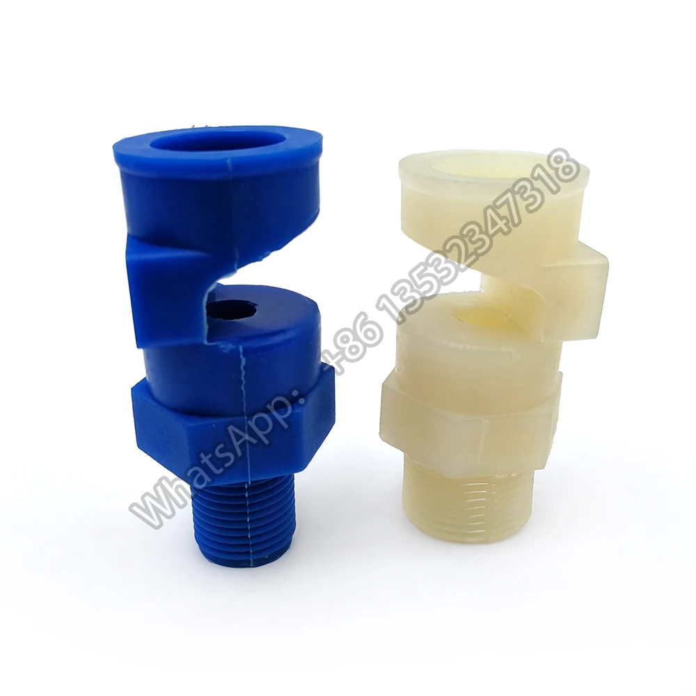 Pu Flat Spray Nozzle, Plastic Luer Lock Adapter, Flood Jet Water Nozzles Wide Angle Flat Fan Spray Nozzle