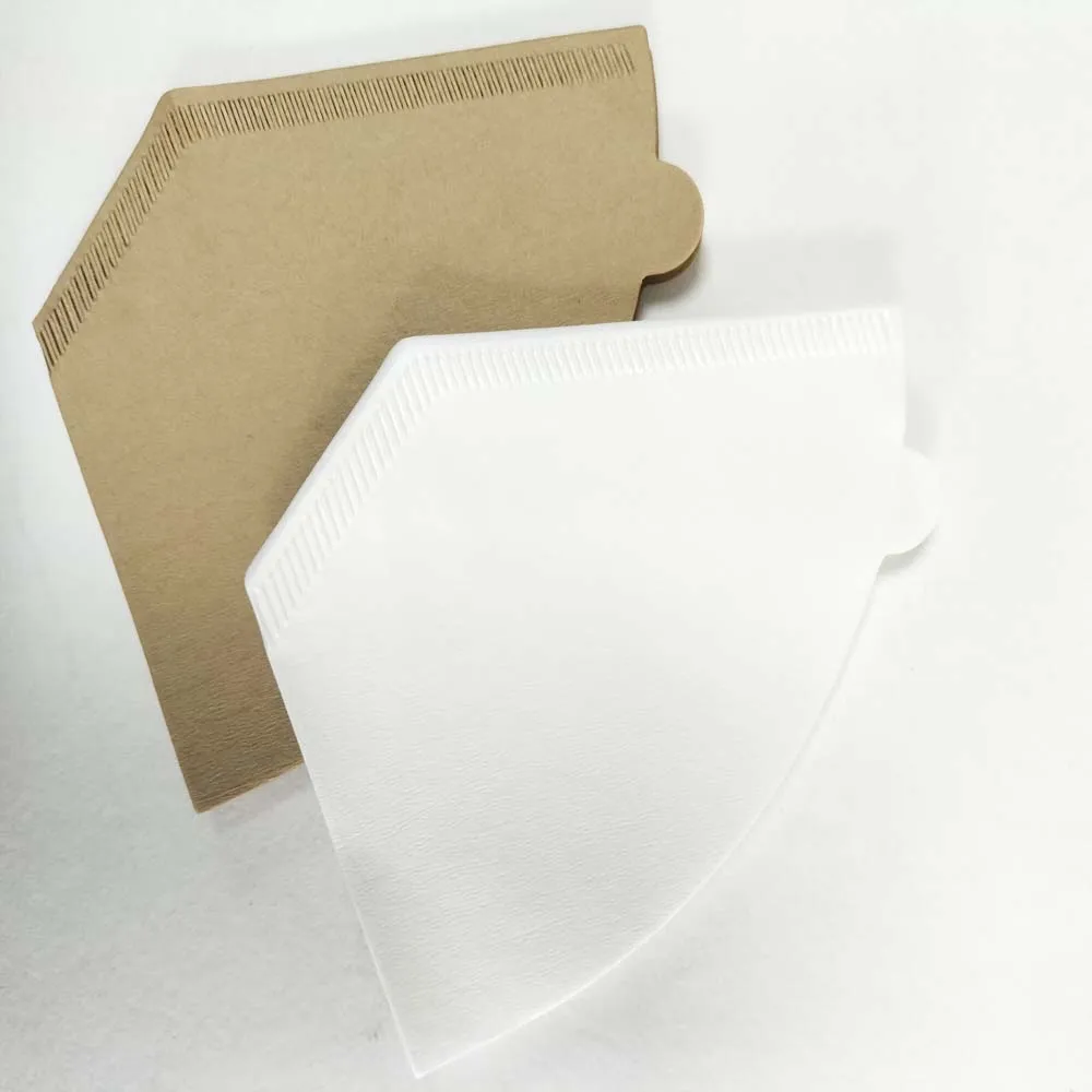 Factory Low Price Hand Brewed #2 #4 Flat Cone Coffee Paper Filter for Conical Coffee Dripper