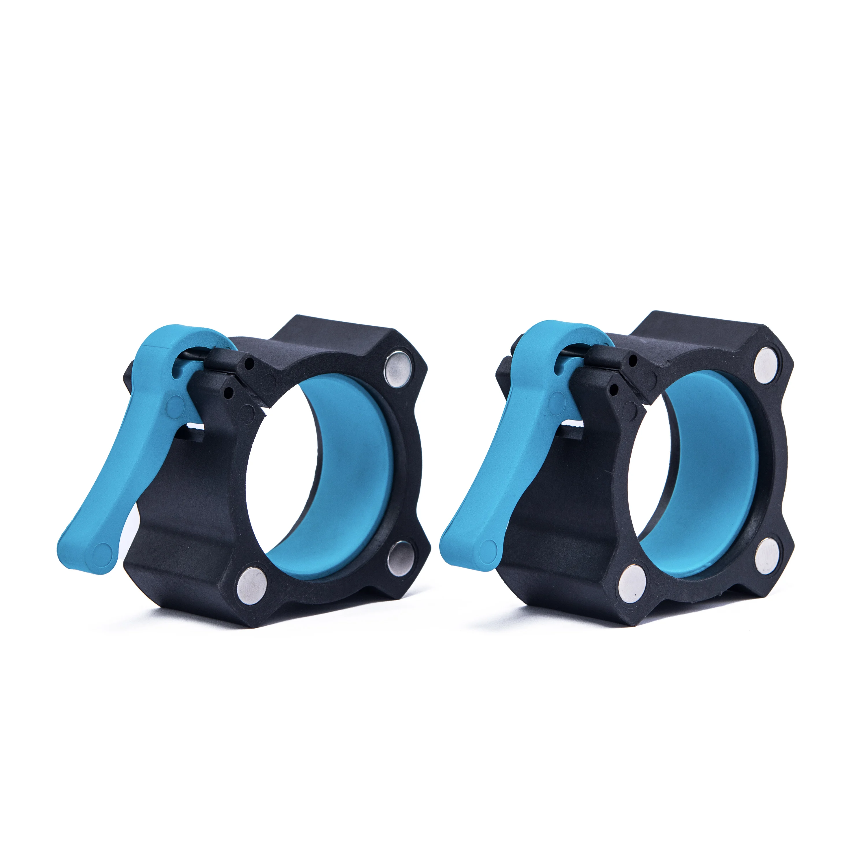 Livepro Magnetic Custom Olimpic Weight Lifting 2 Inch Barbell Collar Clamps 50mm Quick Lock Barbell Bar Collars Clips