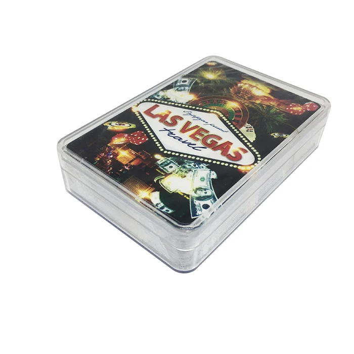 GS-18163 Custom White Poker Cards PVC Playing Cards