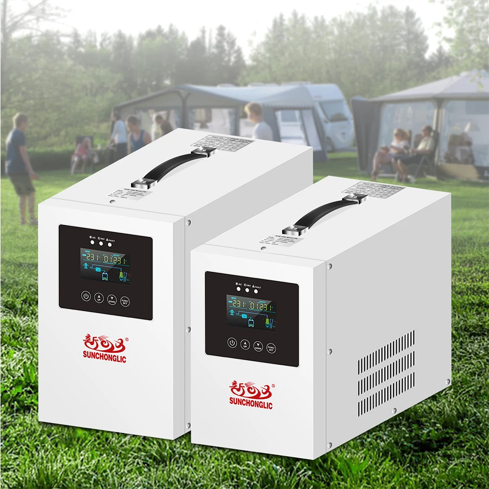Sunchonglic 800va 500w low frequency inverter charger pure sine wave invert UPS power inverter