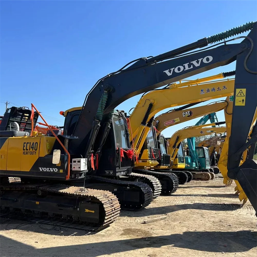used excavator new arrival volvo ec140 almost new low working hours high quality low price quick delivery for sale