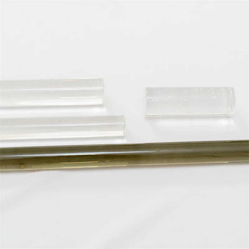 20od clear crystal glass rod unbreakable glass rod transparent crystal rod