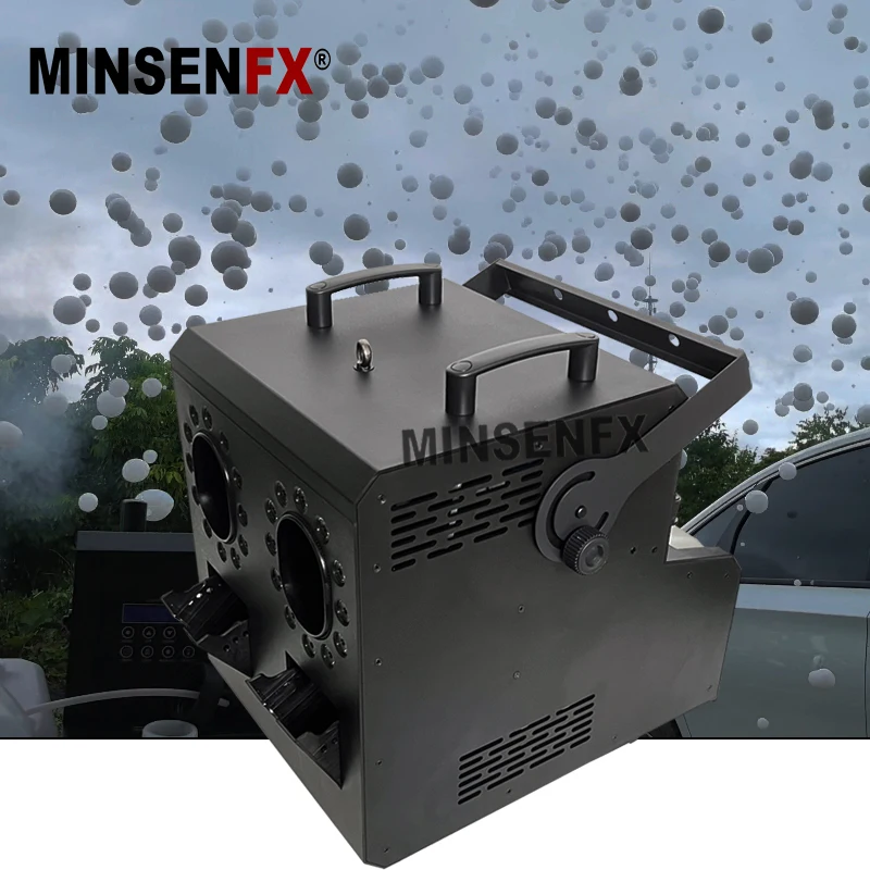 MINSENFX новый узор 1500 Вт 2-сторонняя светодиодная машина для производства тумана диджея вечеринки свадьбы сцены