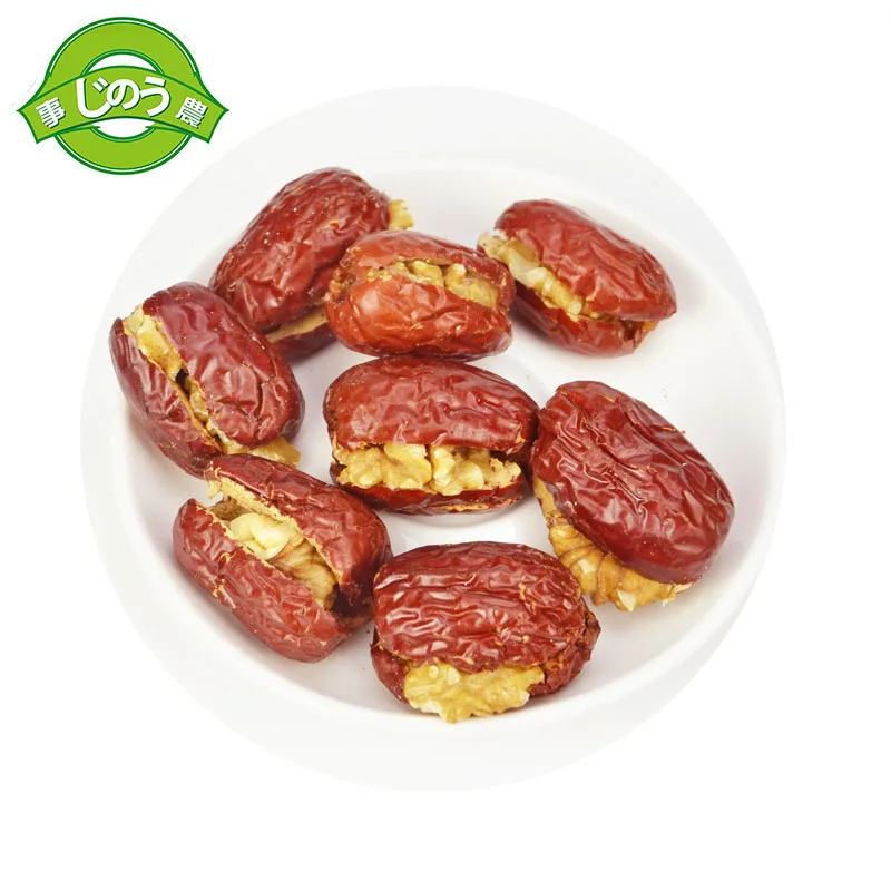Top quality China New Style Health Dry Fruit Shinong jujube with walnut/jujube walnut/jujube sandwich