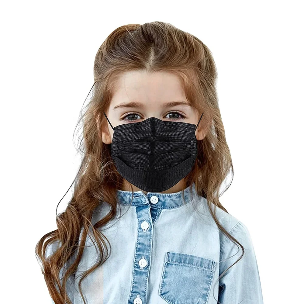 3 Layers Children Medical Colorful 3ply Disposable Non Woven Protective colorful  Face Mask