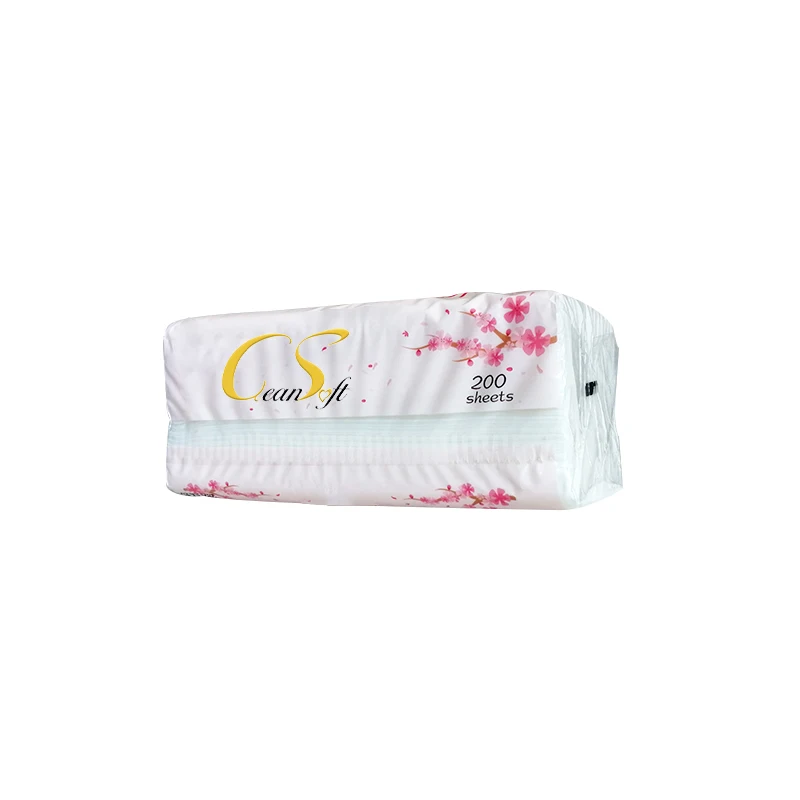 High Quality Fast Dissolving Facial Tissue Rolls Strong Water Absorption Custom Layer Paper Napkin Facial Tissue