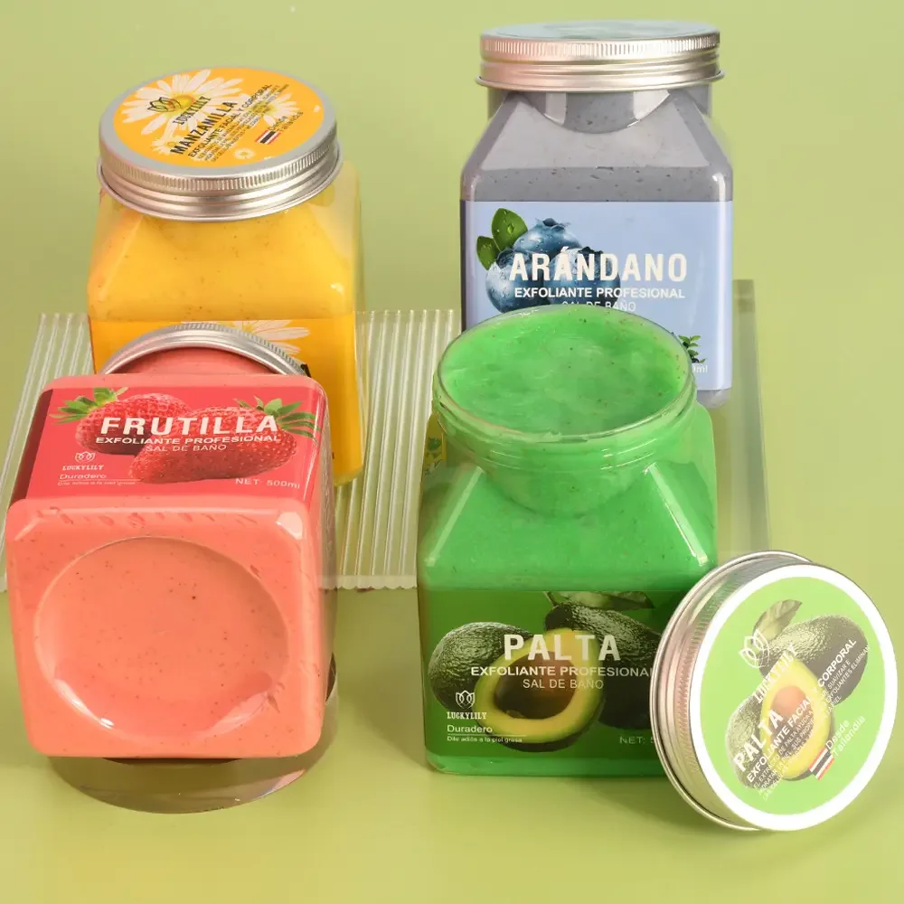 Avocado Multi-Fruit Body Scrub Deep Clean Exfoliating chicken skin moisturizing soft skin Exfoliating 500g wholesale price