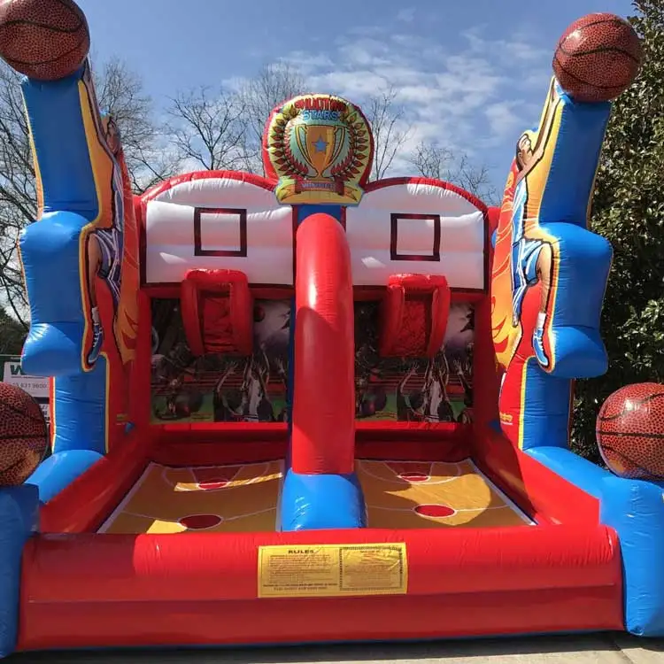 Shooting Stars Basket Ball Court Sport St Scoring Shootout Ips Kids Mini Pvc Hoop Basketball Inflatable Game