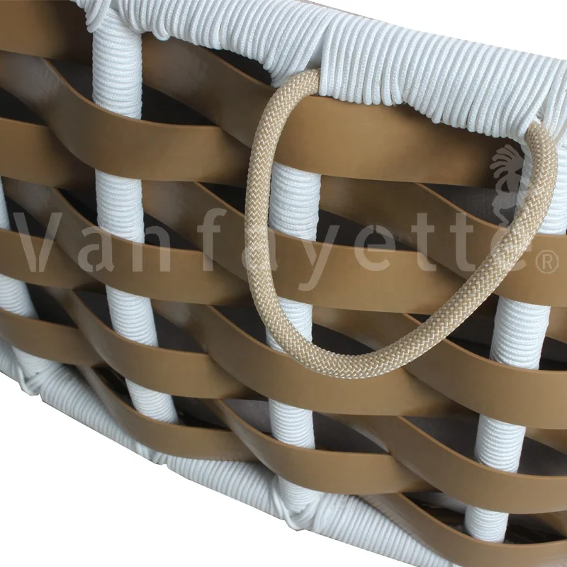 Garden Outdoor Furniture Round Rattan High End Luxury Swing Lounge Bed with Side Table Ride High CG