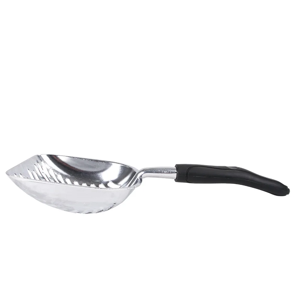 Cat Litter Scooper - Non Stick Jumbo Metal Waste Clump Remover Sifter - Deep Shovel